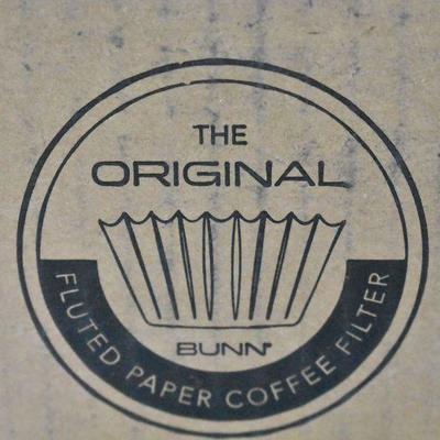 Bunn Commercial Coffee Filters, 12-Cup Size, 1,000-Pack - New, $20 Retail