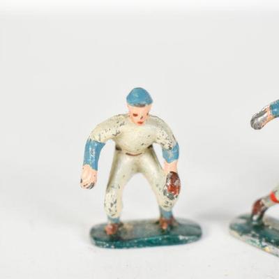 Lot 43- Vintage Cast Iron Baseball Figurines