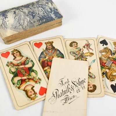 Lot 84- Vintage Playing Cards