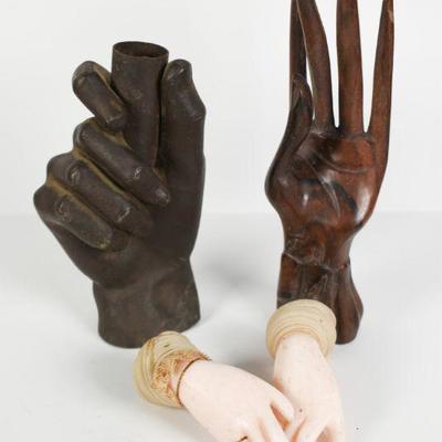 Lot 86- Decorative Hands