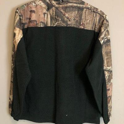 Lot #06 Size Med Mossy Oak New Pullover Fleece Jacket