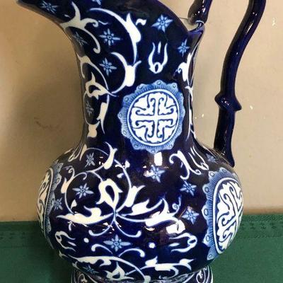 Lot #15 Asian Pitcher or Ewer