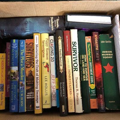 Lot #87 Box of books 