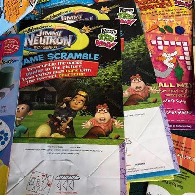 Lot #96 Giant Lot of Happy / kids meal bags - COLLECTIBLE
