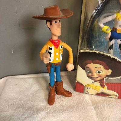 Lot #205 Woody and Jessy Toys from Toy Story