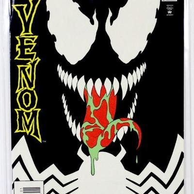 VENOM The Enemy Within #1 Key Comic Book Glow in Dark Cover 1994 Marvel Comics VF/NM