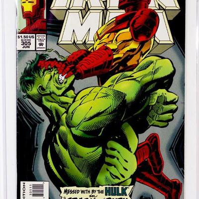 IRON MAN #305 First Appearance HULK BUSTER ARMOR Key Issue 1994 Marvel Comics VF/NM