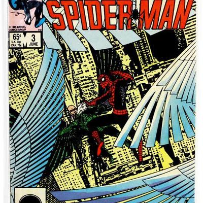 WEB OF SPIDER-MAN #3 Vulture Appearance John Byrne Cover 1985 Marvel Comics VF+