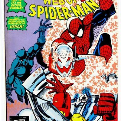 WEB OF SPIDER-MAN Annual #7 Green Goblin Venom Hobgoblin Origins 1991 Marvel Comics VF+