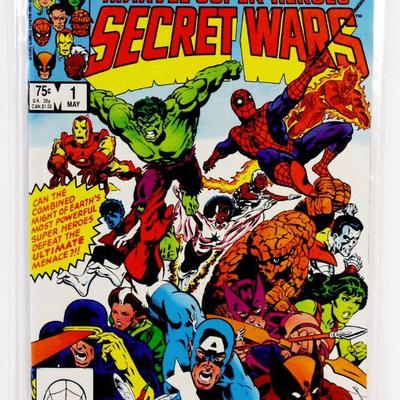 Marvel Super Heroes SECRET WARS #1 Key Comic Book in High Grade 1984 Marvel Comics VF/NM