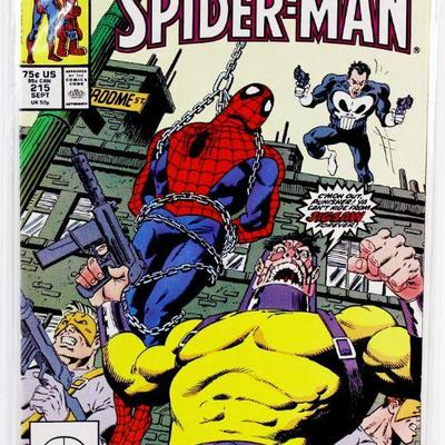 Marvel Tales #215 SPIDER-MAN Punisher Nightcrawler Copper Age 1988 Marvel Comics HIGH GRADE