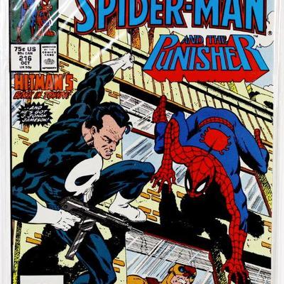 Marvel Tales #216 SPIDER-MAN & PUNISHER Copper Age 1988 Marvel Comics HIGH GRADE