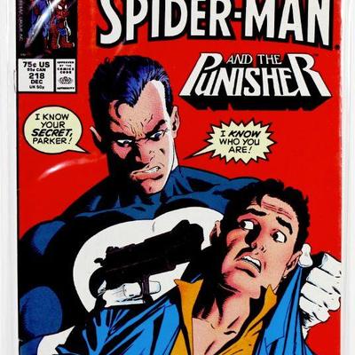 Marvel Tales #218 SPIDER-MAN & PUNISHER Copper Age 1988 Marvel Comics HIGH GRADE