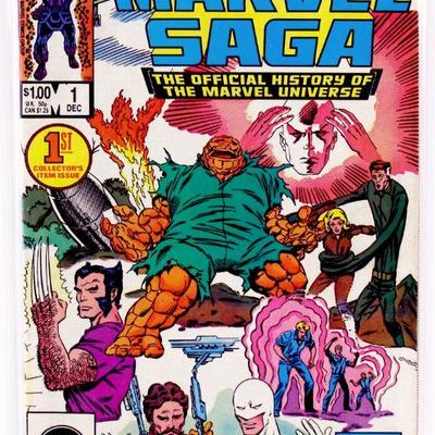 MARVEL SAGA #1 History of The Marvel Universe 1985 Marvel Comics