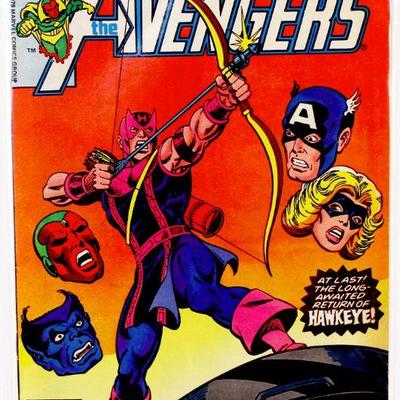 AVENGERS #172 Bronze Age Comic Book HAWKEYE 1978 Marvel Comics VF