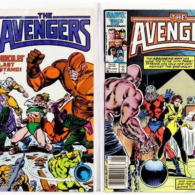 AVENGERS #274 #275 Copper Age Comic Book Set 1986/87 Marvel Comics VF