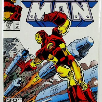 IRON MAN #277 #278 #279 Comic Books Set John Byrne HIGH GRADE 1992 Marvel Comics NM