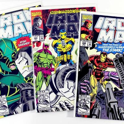 IRON MAN #280 #285 #287 Comic Books Set HIGH GRADE 1992 Marvel Comics NM