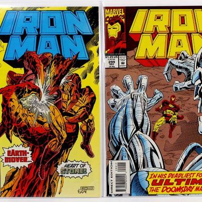 IRON MAN #297 #298 #299 Comic Books Set HIGH GRADE 1993 Marvel Comics NM