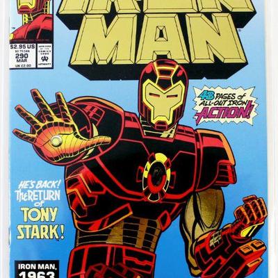 IRON MAN #288 Gold Foil Variant 30th Anniversary Issue 1993 Marvel Comics HIGH GRADE