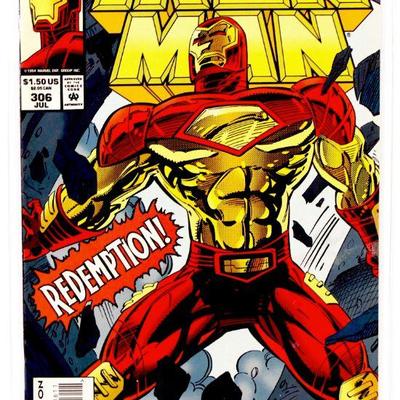 IRON MAN #306 Mandarin Appearance - 1994 Marvel Comics HIGH GRADE - NM