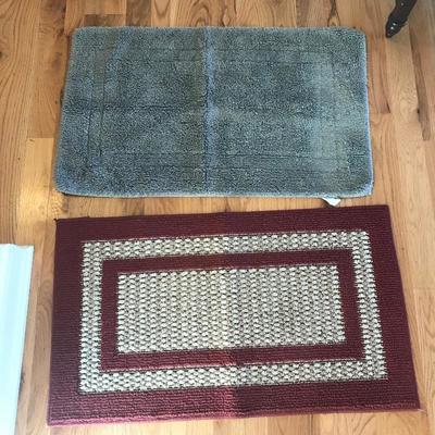 Lot 13 - Vanity Stool and Non-Slip Rugs 