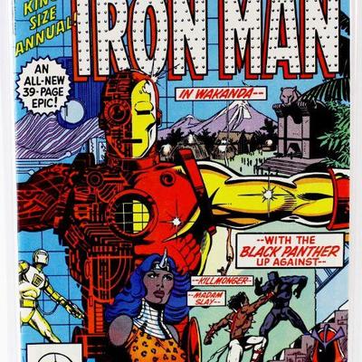 IRON MAN Annual #5 Black Panther Bronze Age Comic Book 1982 Marvel Comics VF/NM