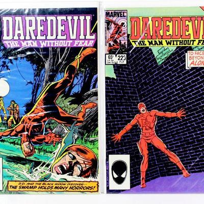 DAREDEVIL #220 #222 #223 Copper Age Comic Books Set John Byrne 1985 Marvel Comics VF/NM