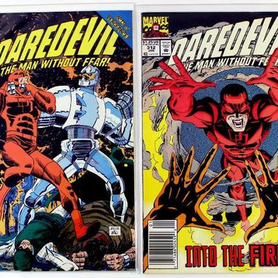 DAREDEVIL #275 312 313 314 316 Copper Age Comic Books Set 1985 Marvel Comics VF/NM