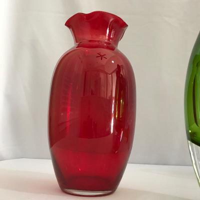 Lot 17 - Blenko and Kate Spade Lenox Vase in Colorful Collection