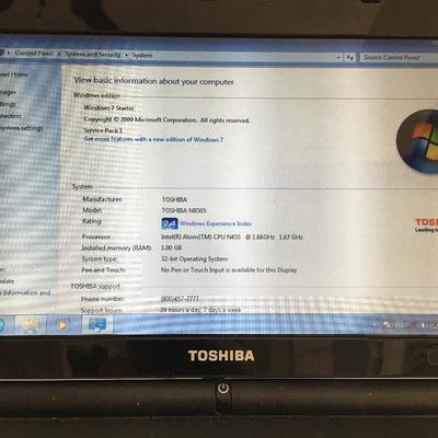 Lot 27 - Toshiba Laptop & More