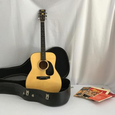 Lot 34 - Vintage Aspen Guitar with Hard Case