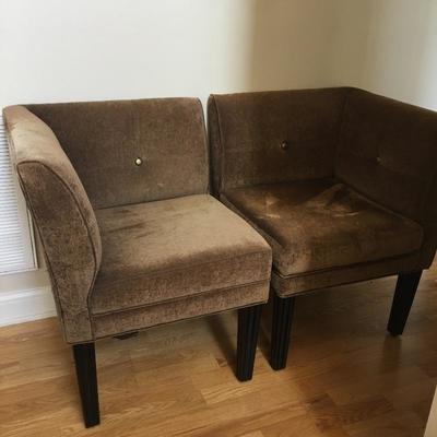 Lot 52 - Pair of Corner Chairs 