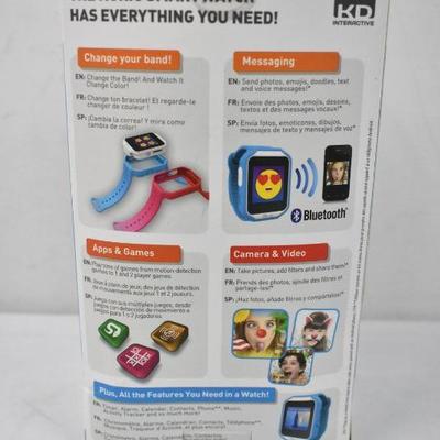 Kurio Watch 2.0, Smartwatch for Kids, with 2 Bands (Black/Orange) - Open Box
