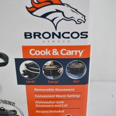 Denver Broncos Crock-Pot, 6 Quart Size 