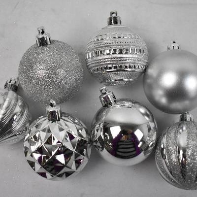 26 Silver Ornaments