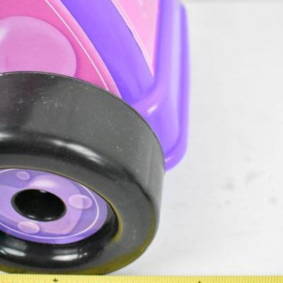 Toddler Ride on Car, Pink & Purple Hearts, Weight Limit 42 Pounds