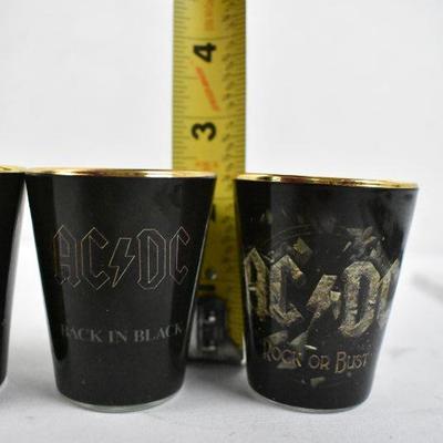 AC/DC Shot Glasses Quantity 4
