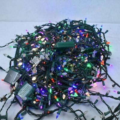 Large Bundle of White/Red/Green/Purple/Blue Lights - All Work, Multiple Settings