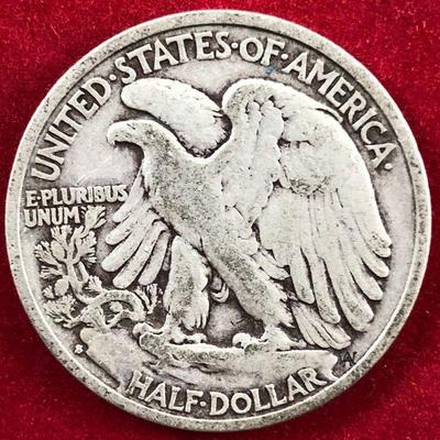 Lot #28- 1942 S  Walking Liberty Half Dollar 90% Silver 