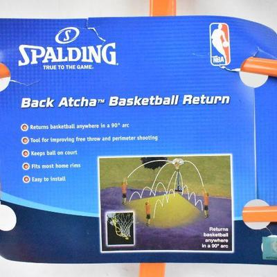 Basketball Return by Spalding NBA Back Atcha, Orange - New