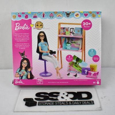 CookieSwirlC Barbie Doll and Accessories, Blue Bear - New