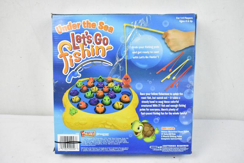 Pressman Toy Let's Go Fishin' Game, Under the Sea - New