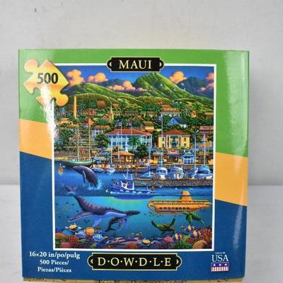 Dowdle Jigsaw Puzzle, Maui, 500 Piece - New