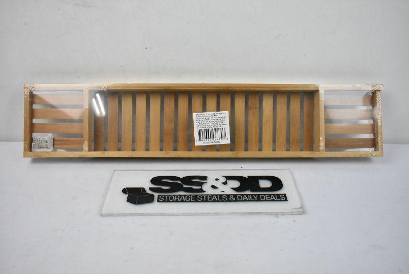 Bathtub Caddy Tay,Long Slatted Bathtub Holde, Vesatile