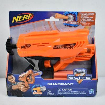 Pair of Nerf AccuStrike Elite Quadrant Blaster, for Ages 8 and Up - New