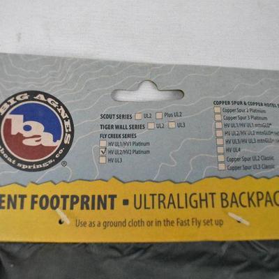 Tent Footprint for Ultralight Backpacking, HV UL2/HV2 Platinum - New