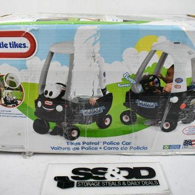 Little Tikes Patrol Police Car Ride-On Toy - New, Open Box