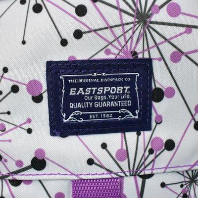 Eastsport Multi-Purpose Access School Backpack, Purple & Pink Starbursts - New