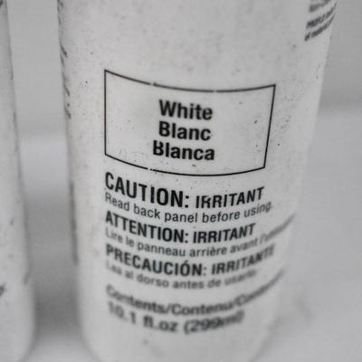 White Sealant for Tub & Tile, 3 Bottles, 10 oz Each, by ProFlo #PFC300WHT - New